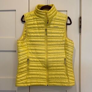 Patagonia Yellow Quilted Puffer Vest